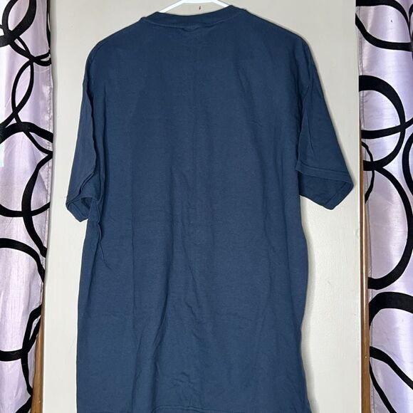 Mens Biker Shirt American Steel Motorcycle Pigment Dyed Tee T-Shirt - Picture 5 of 6